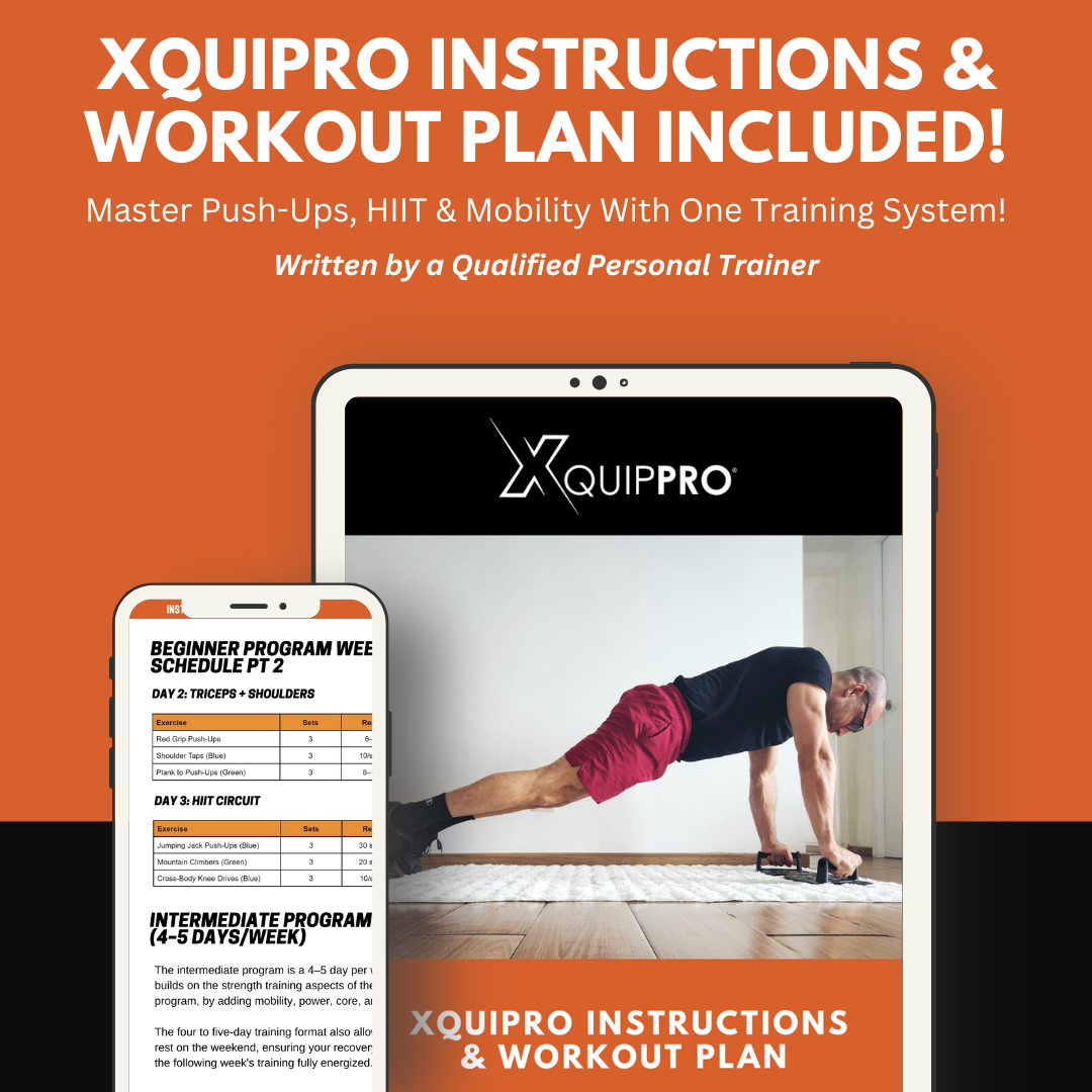 Free XQUIPPRO Workout Plan & Instructions eBook