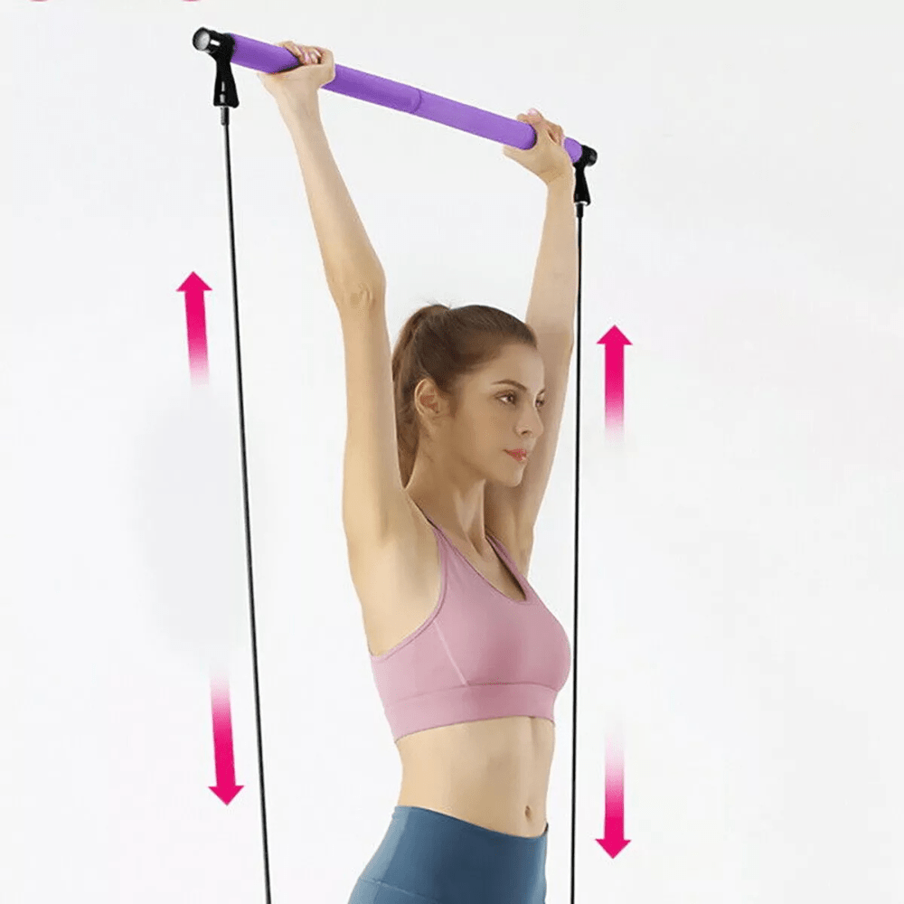Portable Pilates Stretch Bar - At Home or Travel Workout Bar - Aussie Alchemy