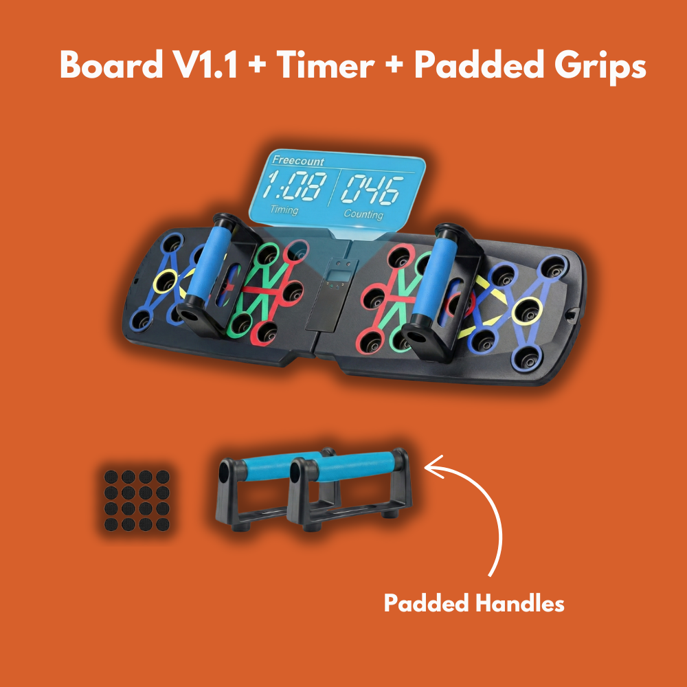 XQUIPPRO Board | Multi-Functional Push Up Board