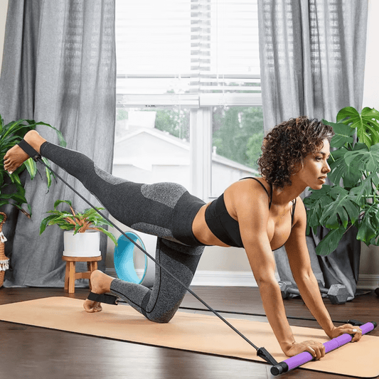 Portable Pilates Stretch Bar - At Home or Travel Workout Bar - Aussie Alchemy